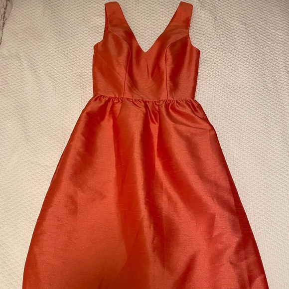 ALFRED SUNG Coral Wedding Dress - Picture 3 of 11